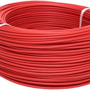 Rollo cable 6,1-1500W ROJO 100MTS