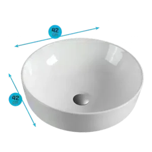 lavabo sobreencimera redondo R42 alto 13.5-01