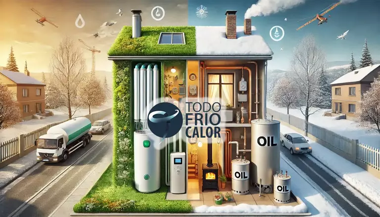 Caldera de gasoil o aerotermia para calefacción y ACS La mejor opción para Madrid y su entorno cual es la mejor solucion